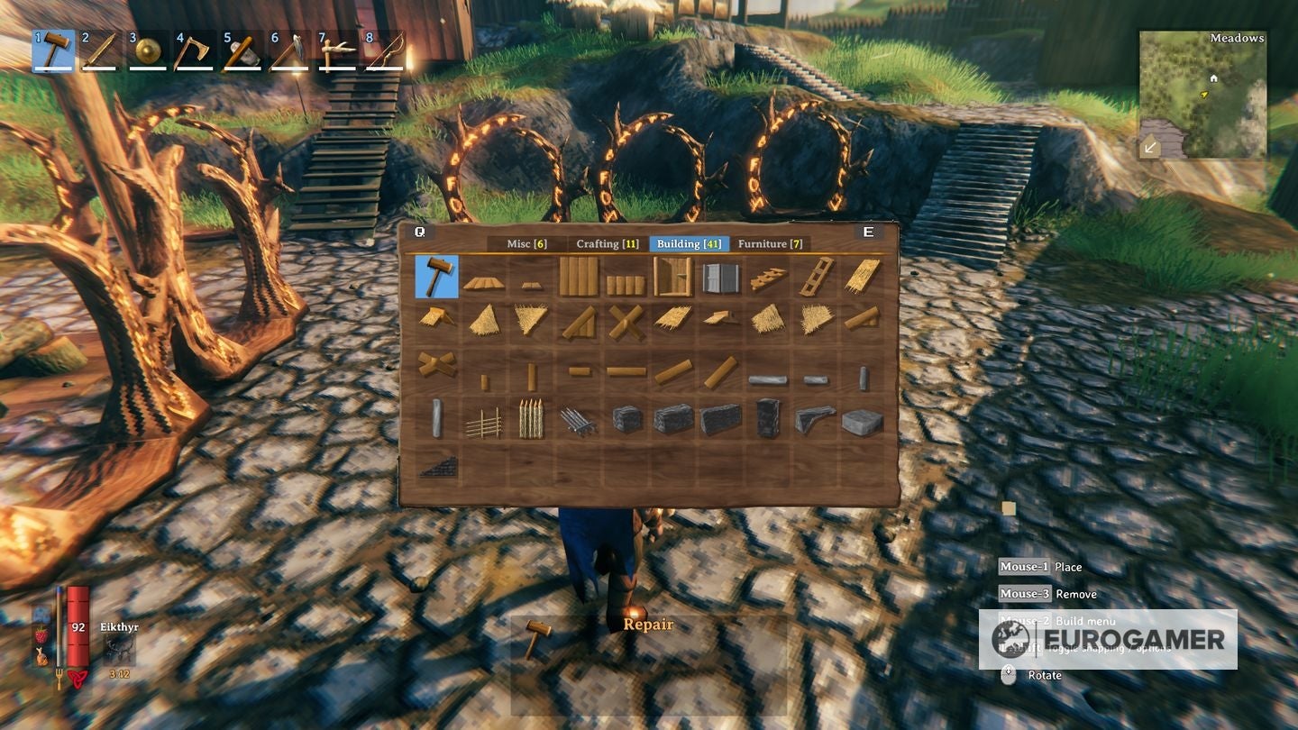 Valheim building guide How to build a house, chimney building and unlock stone buildings